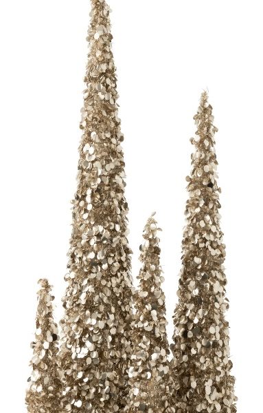 Arbre Pétillant Polystyrène Grège Medium – Image 2