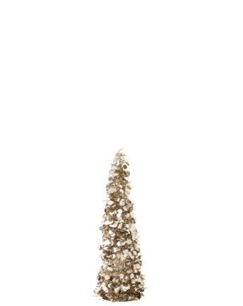 Arbre Pétillant Polystyrène Grège Medium