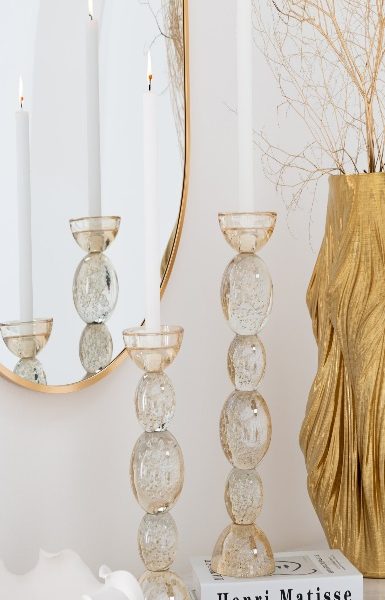 Chandelier Verre Champagne Small – Image 2