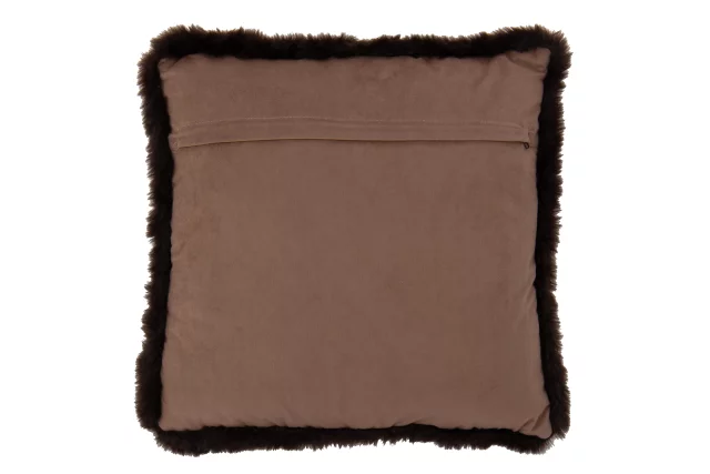 Coussin Bouledogue + Chapeau Polyester Marron