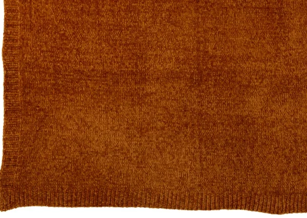 Couverture Chenille Polyester Rouille – Image 2