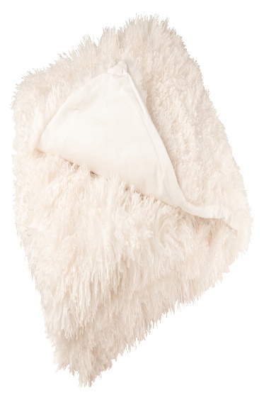 Couverture Moutie Polyester Blanc