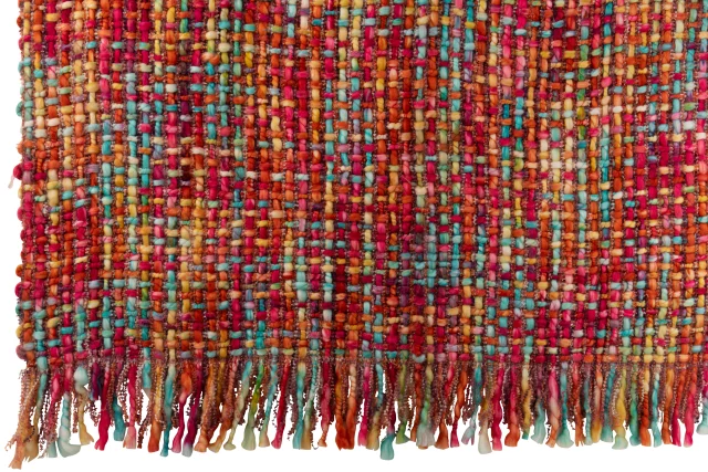Couverture Tricoté Acrylique Multicolore