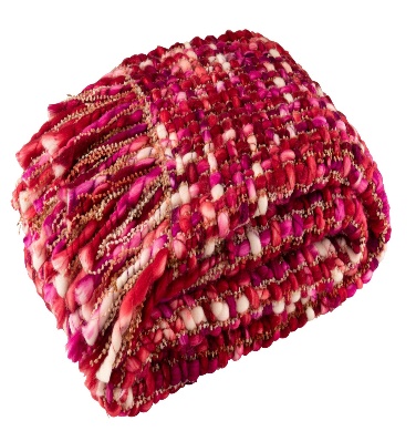 Couverture Tricoté Acrylique Rose Foncé