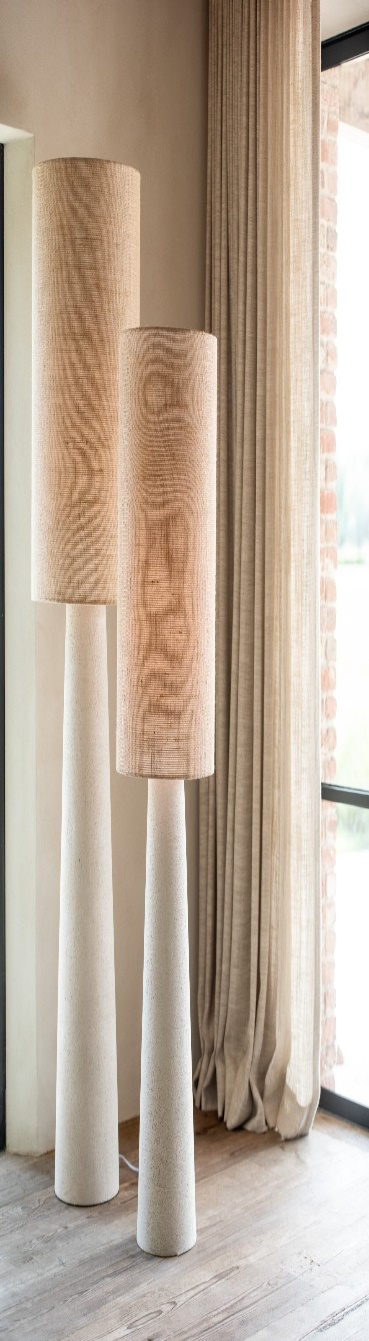 Lampadaire Ava Fibre De Verre/Jute Naturel Large – Image 2