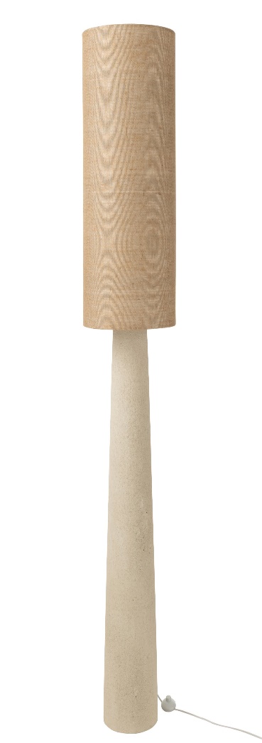 Lampadaire Ava Fibre De Verre/Jute Naturel Large – Image 1