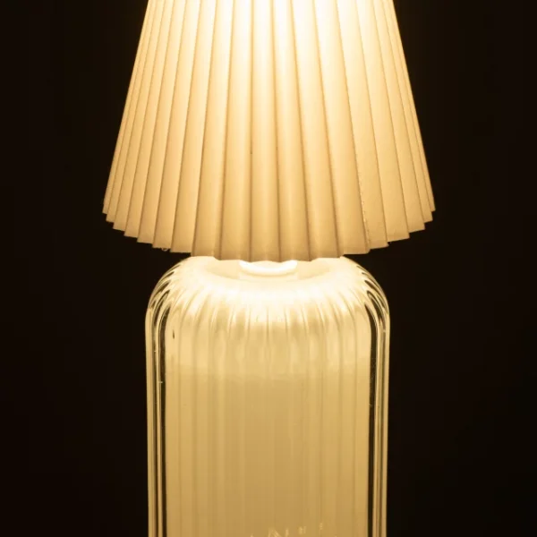 Lampe De Table Lola Verre Blanc Cassé – Image 2