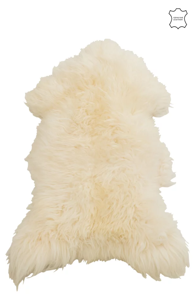 Paillasson Long Peau De Mouton Blanc jline